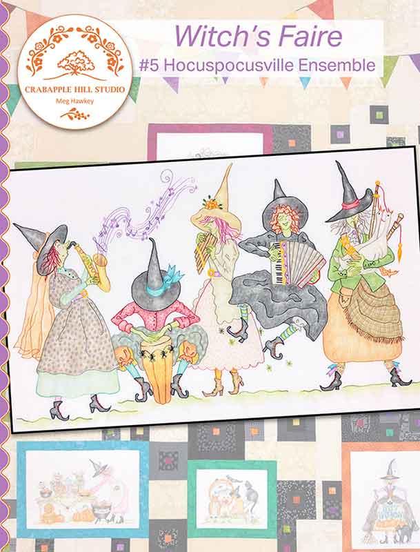 Witch's Faire #5 Hocuspocusville - Embroidery Pattern