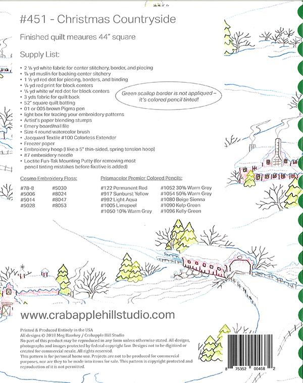Christmas Countryside - Quilt Pattern