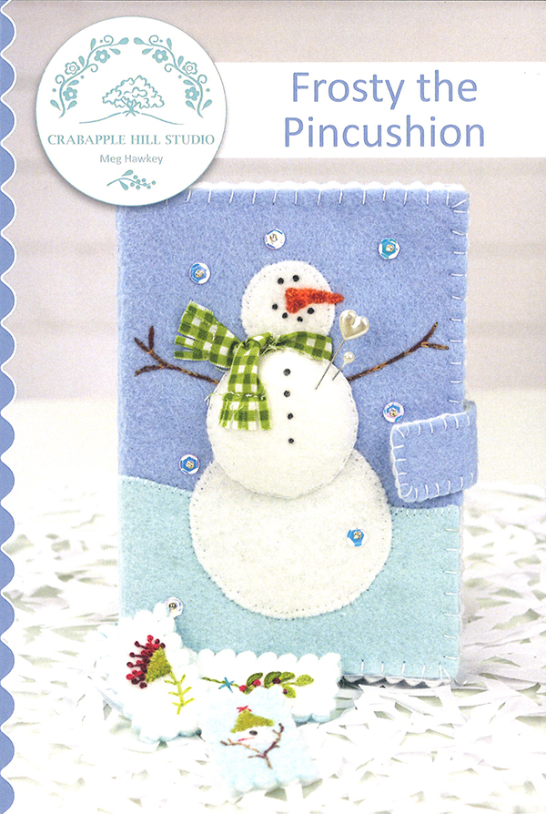 Frosty The Pincushion - Embroidery and Applique Pattern