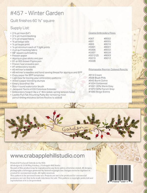 Winter Garden - Quilt Pattern