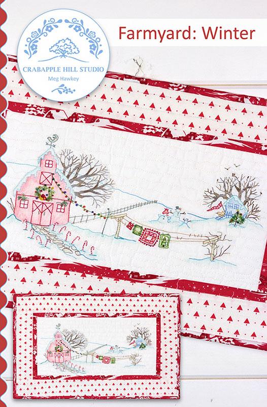 Farmyard: Winter - Embroidery Pattern