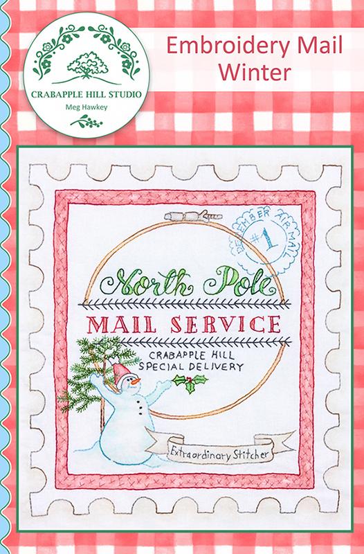 Embroidery Mail Winter - Embroidery Pattern