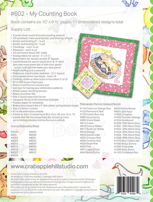 My Counting Book - Quilt Pattern