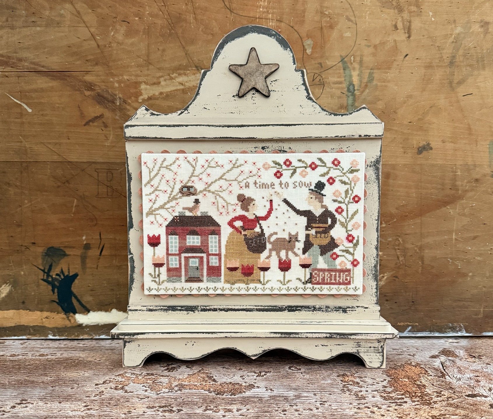 Rustic Rhythm Small - Unfinished Wood Display Frame