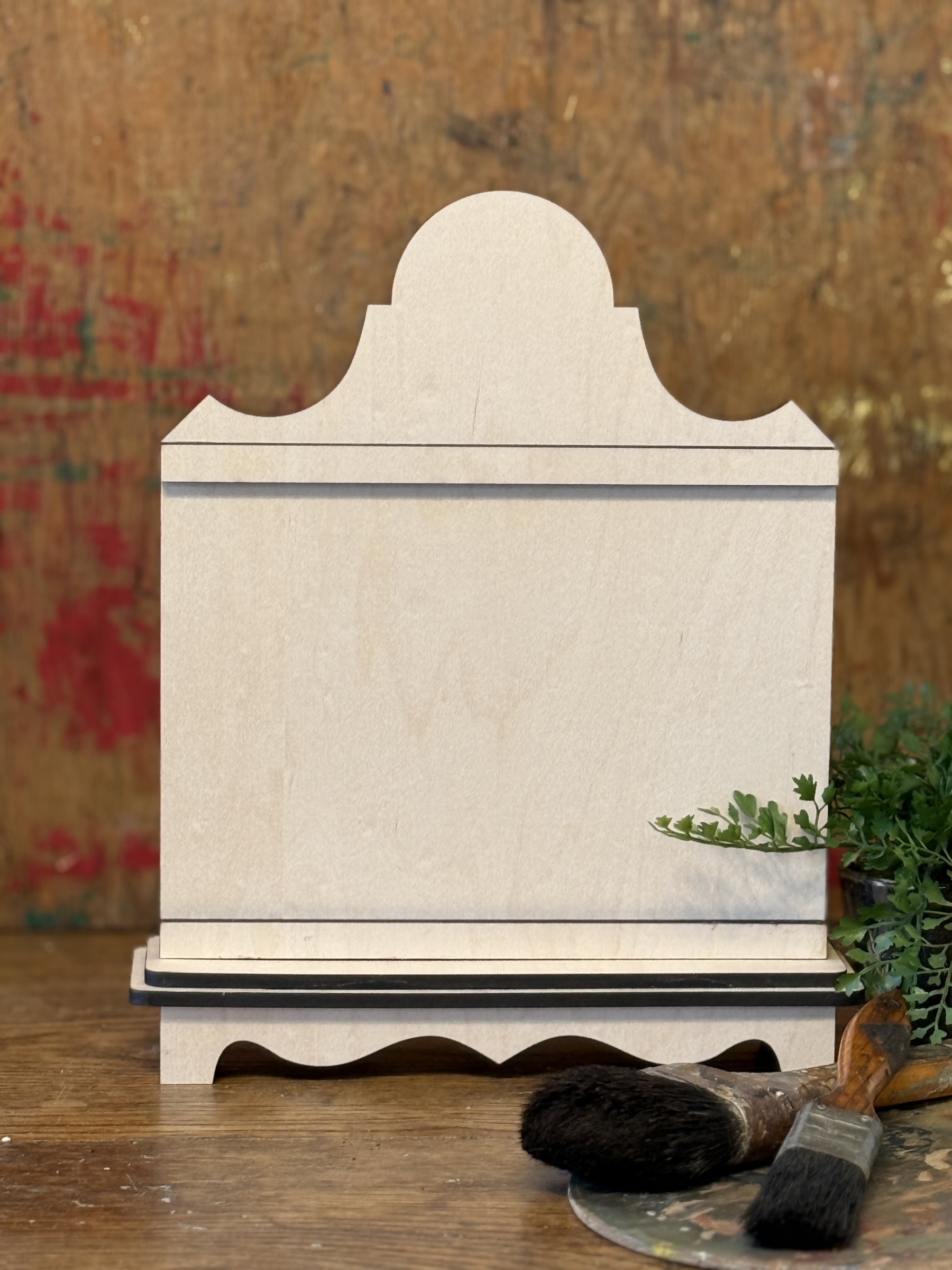 Rustic Rhythm Small - Unfinished Wood Display Frame