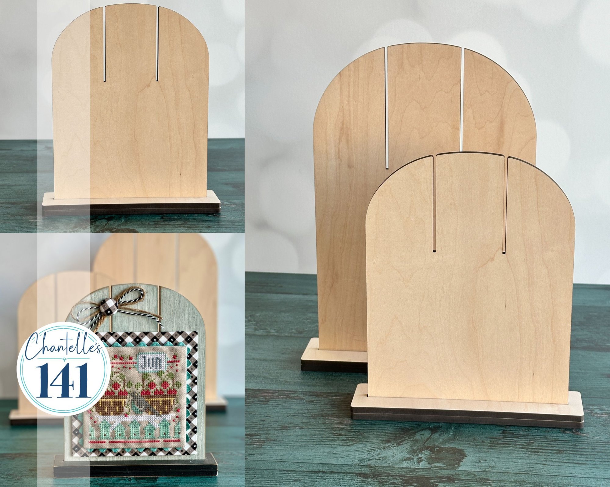 Plain Bender Board Tall - Unfinished Wood Display Frame