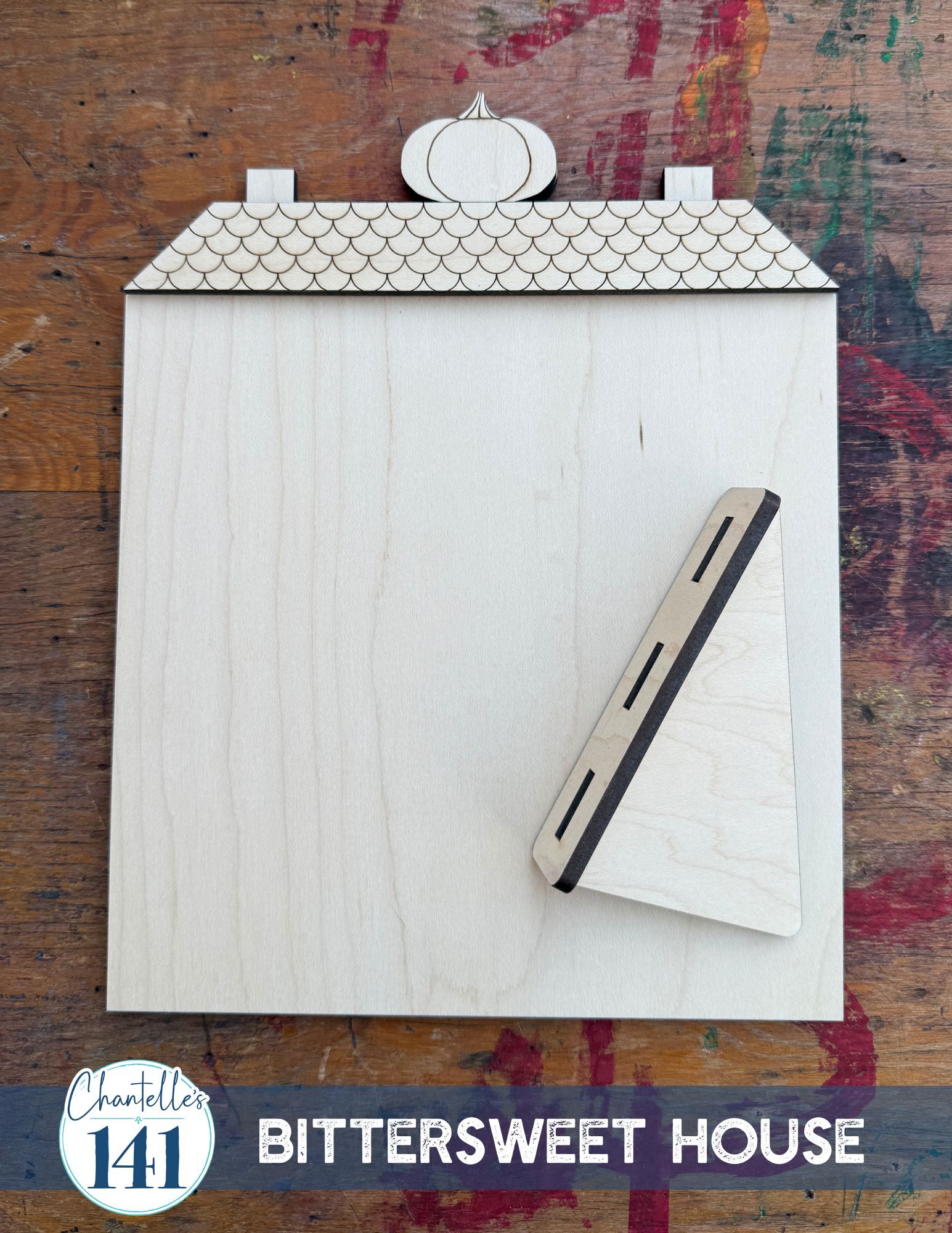 Bittersweet House - Unfinished Wood Display Frame