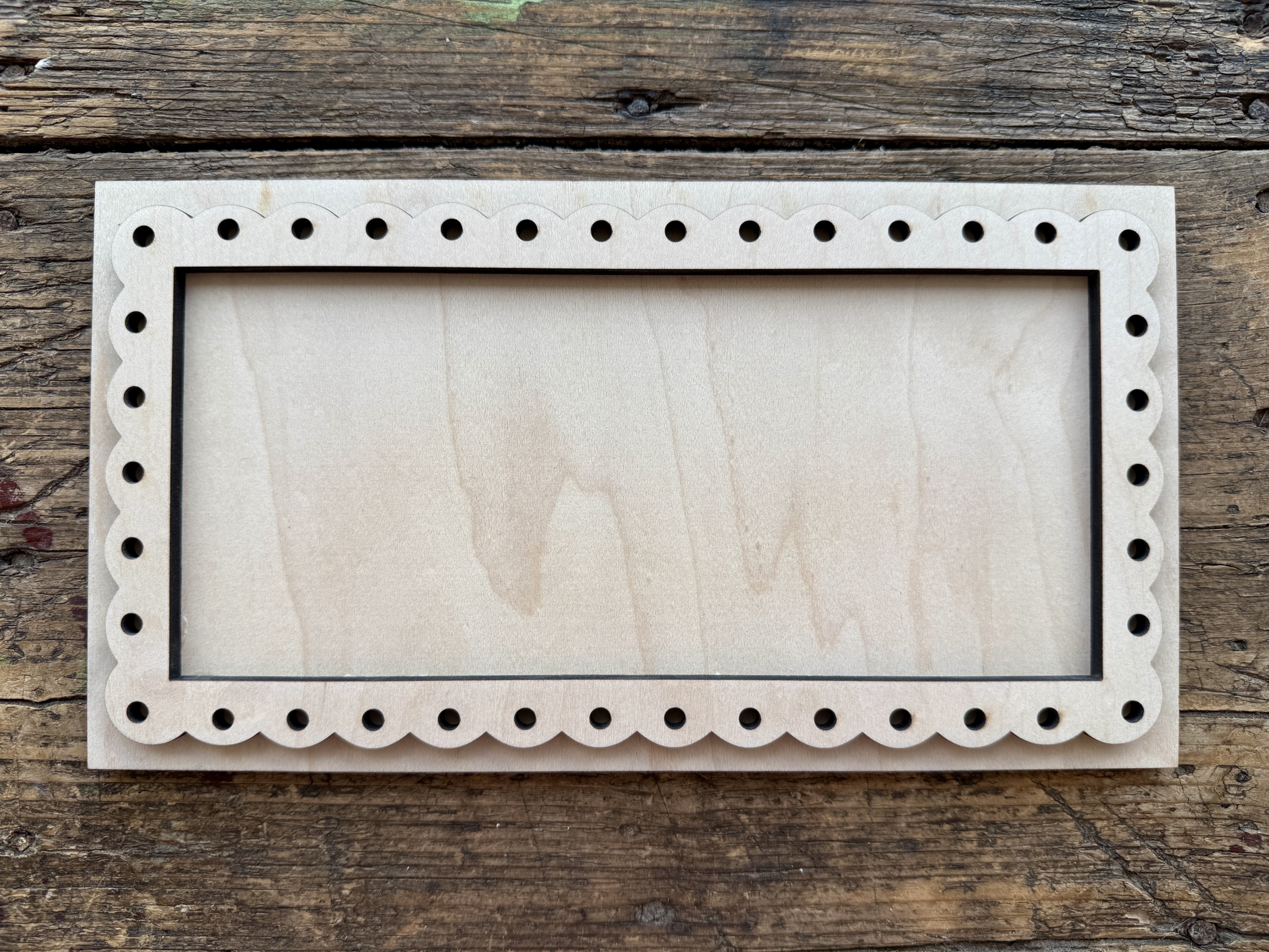 Frilltastic - Unfinished Wood Display Frame