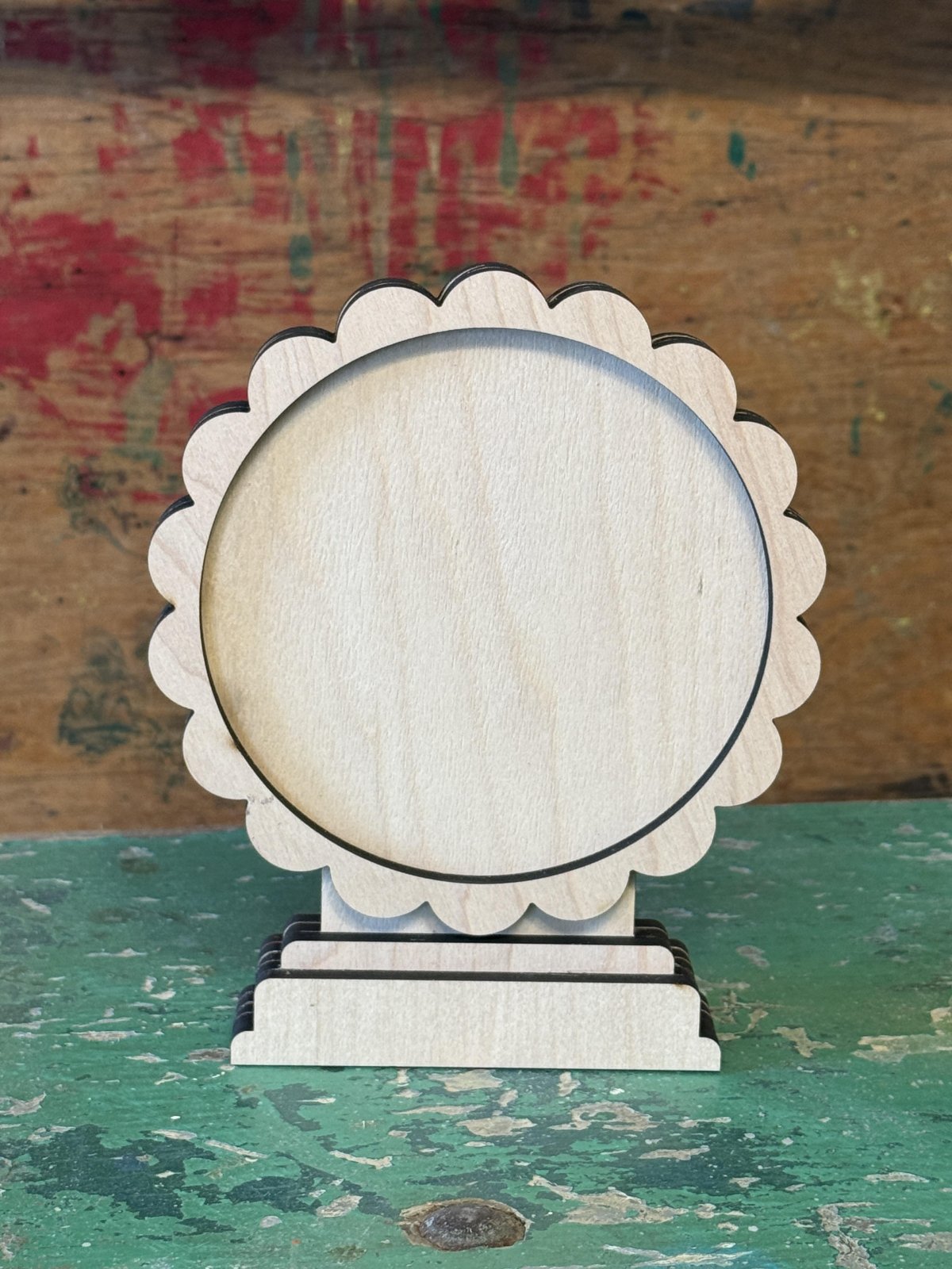 Twice as Nice - Flower Short - Unfinished Wood Display Frame