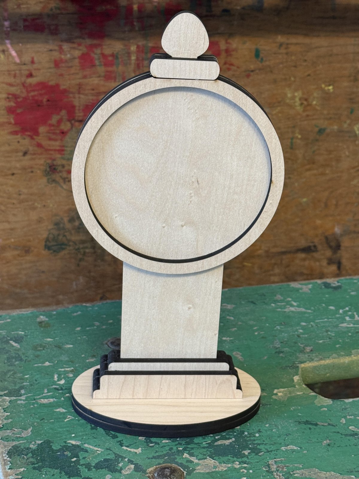 Twice as Nice - Finial Top Tall - Wood Display Frame