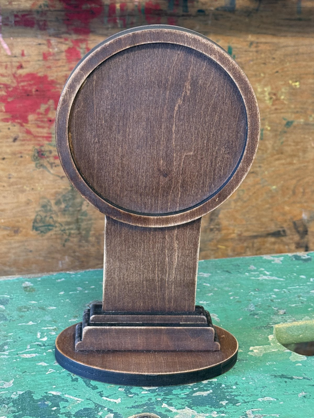 Twice as Nice - Round Tall - Wood Display Frame