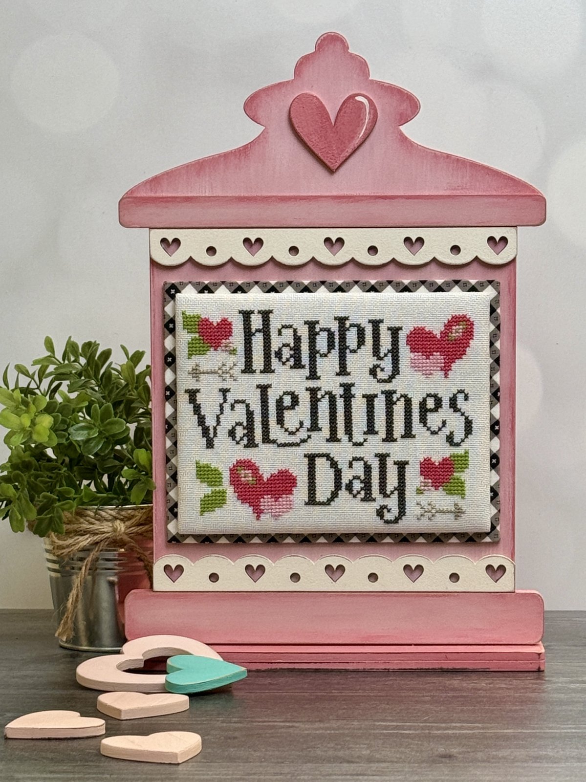 Finial Top Display - Unfinished Wood Display Frame