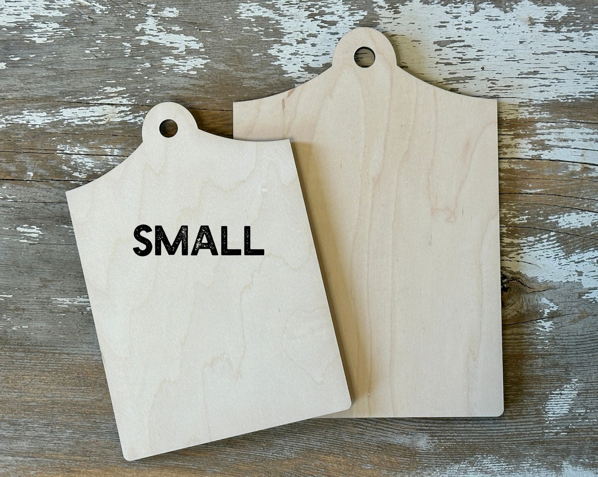 Liberty Tag - Small - Unfinished Wood Display Frame