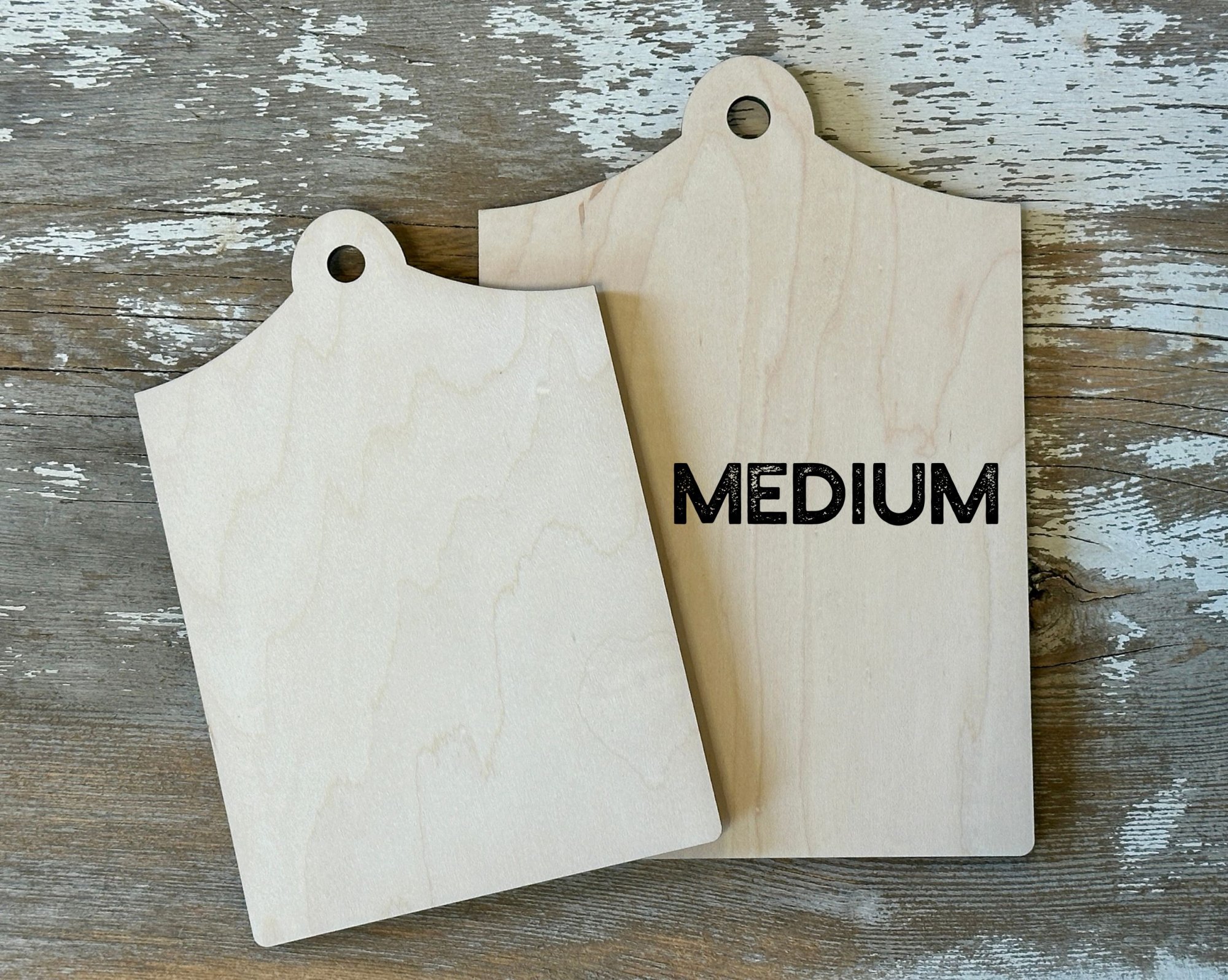Liberty Tag - Medium - Unfinished Wood Display Frame