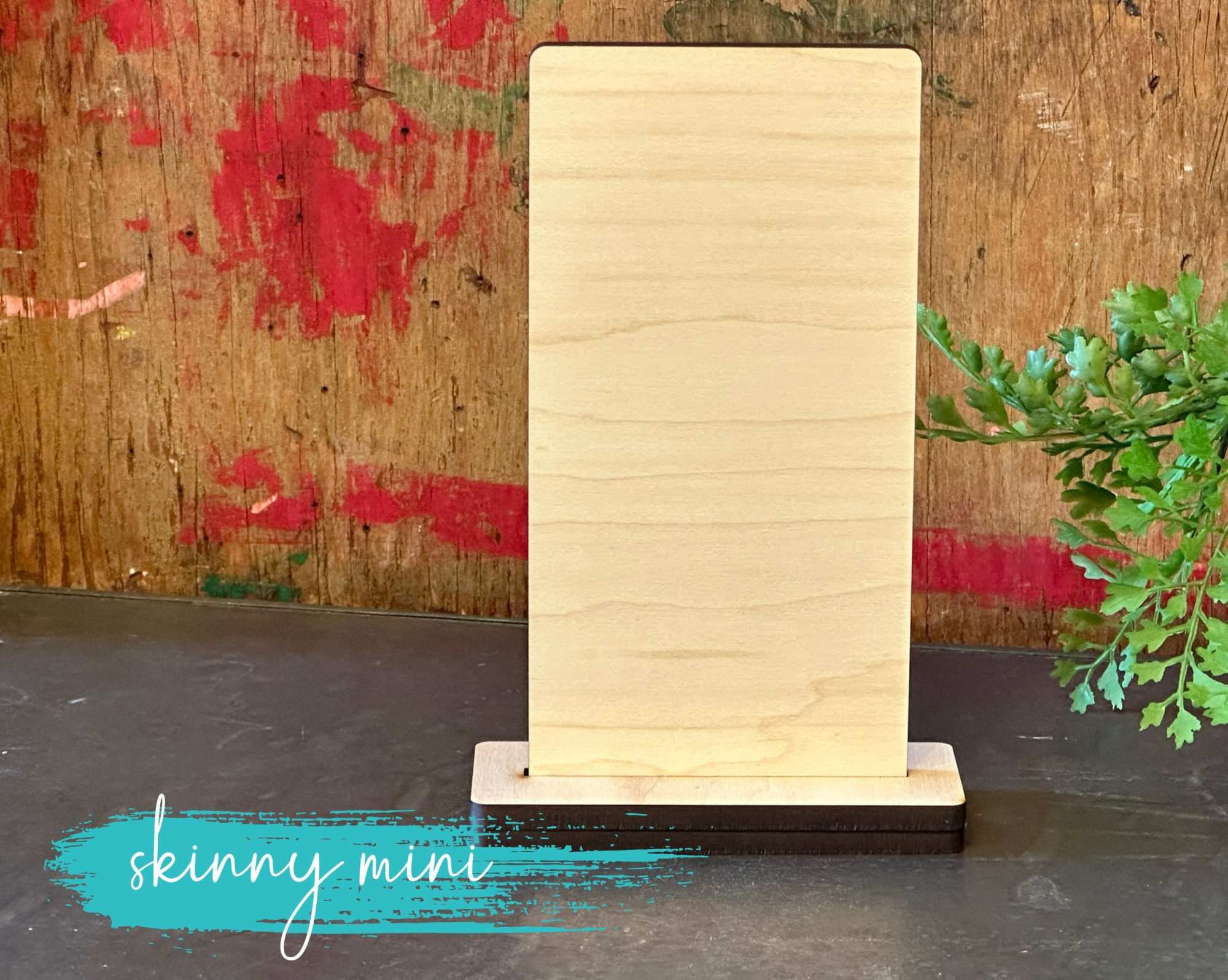 Skinny Mini - Unfinished Wood Display Frame