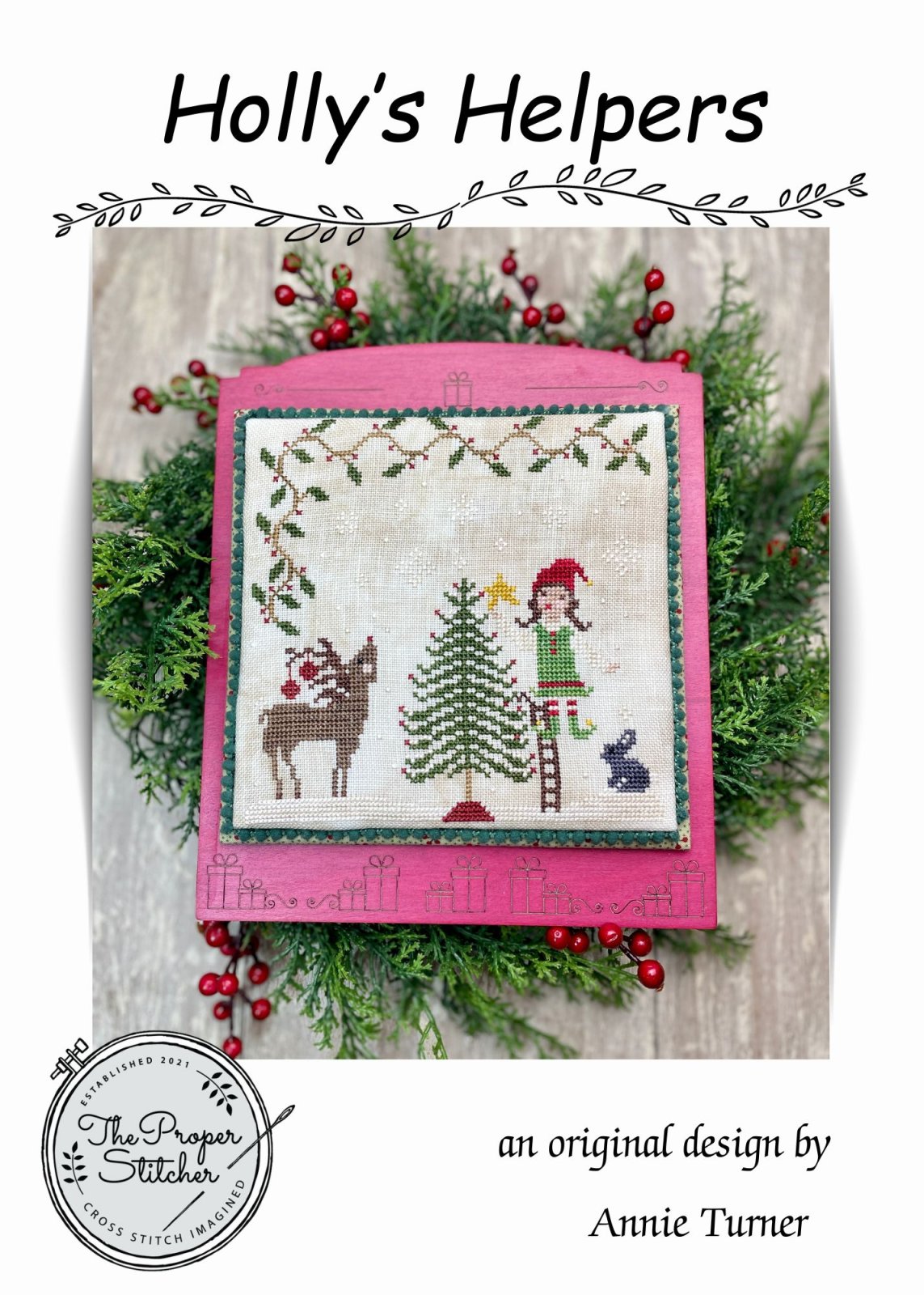 Yuletide - Unfinished Wood Display Frame