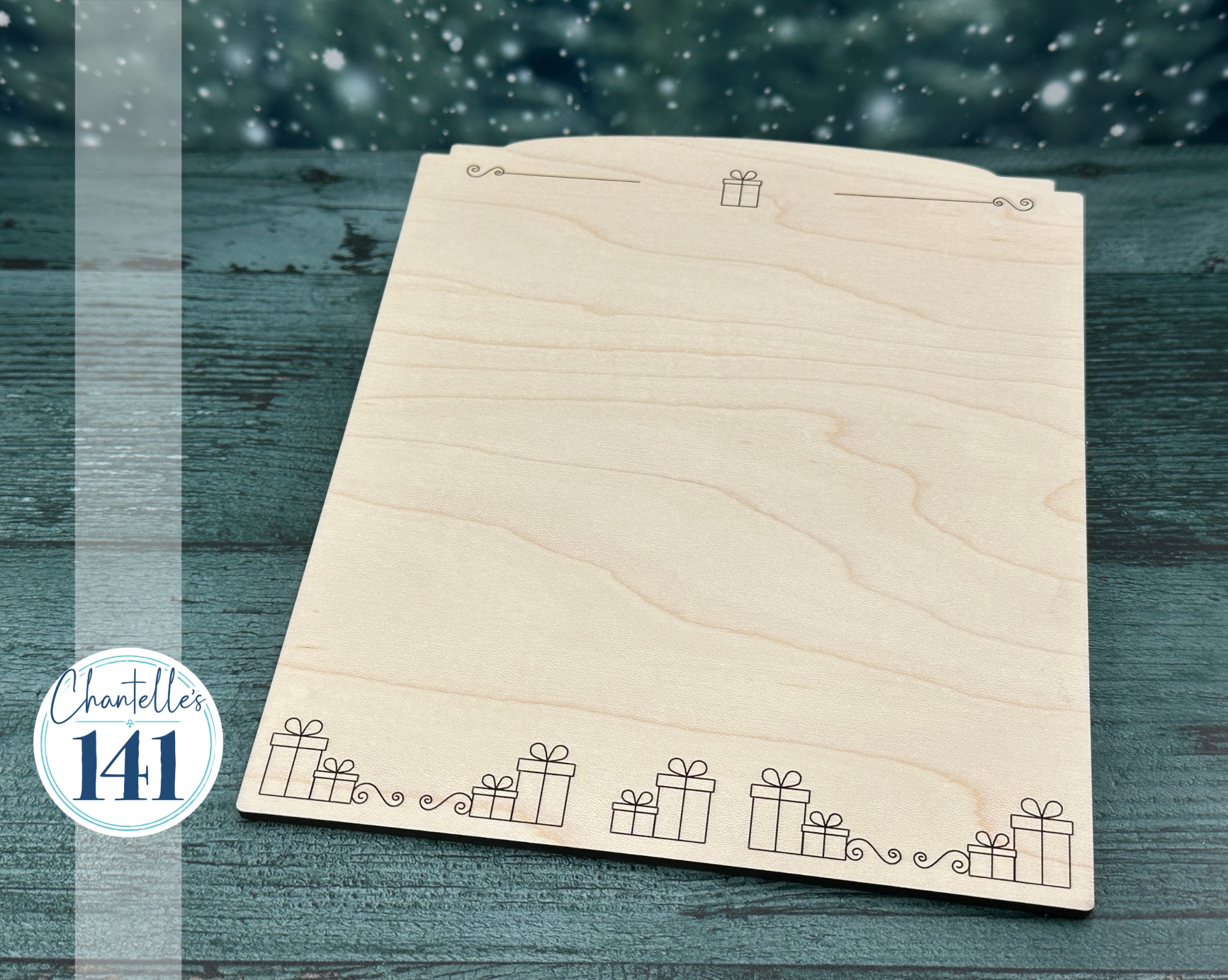 Yuletide - Unfinished Wood Display Frame