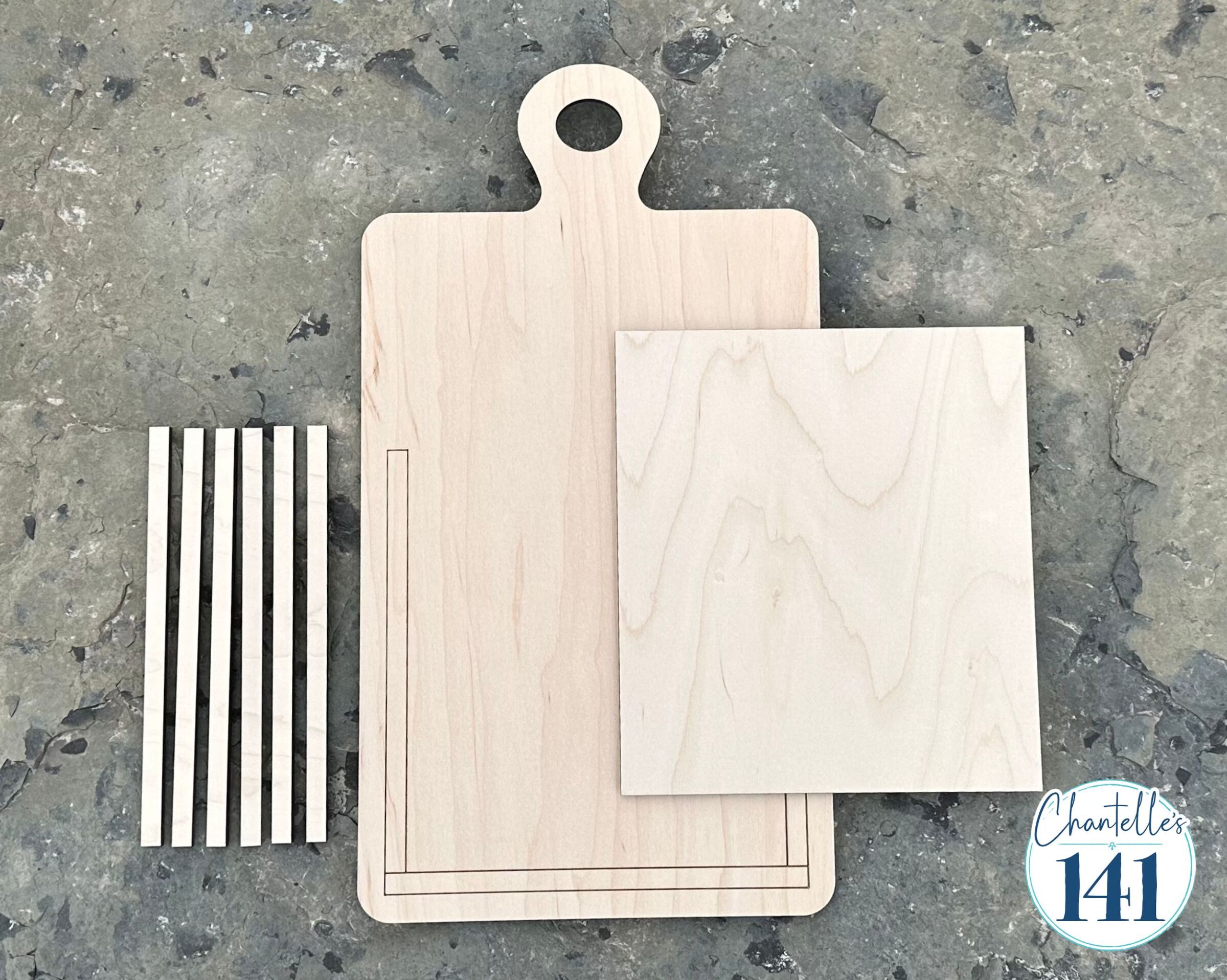 Plentiful Pocket - Unfinished Wood Display Frame