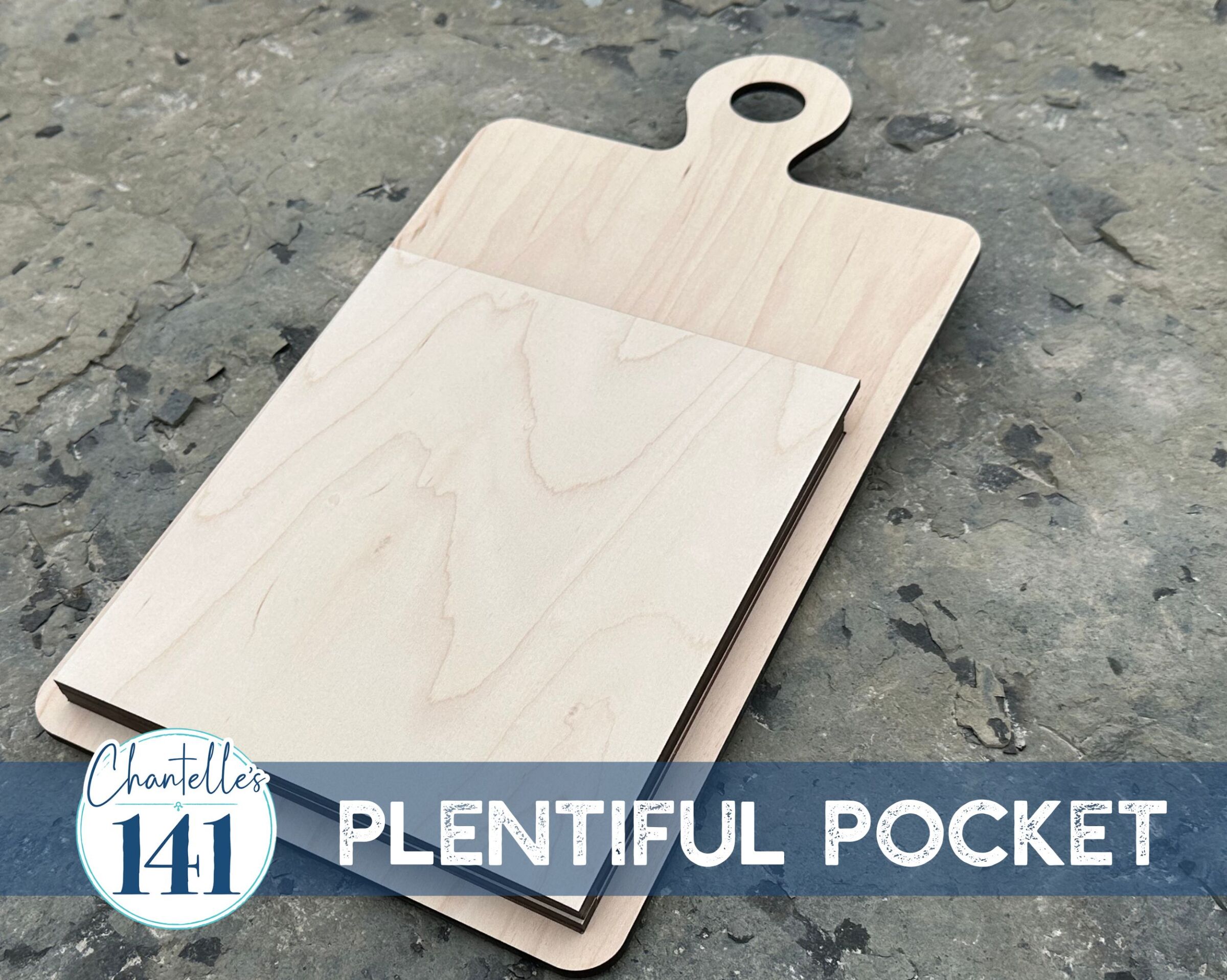 Plentiful Pocket - Unfinished Wood Display Frame