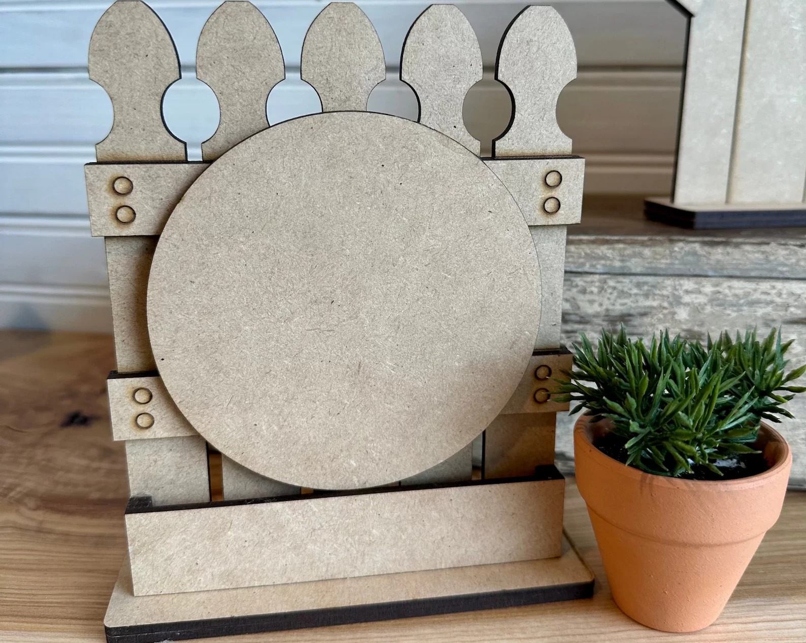 Mini Series - Fence - Unfinished Wood Display Frame