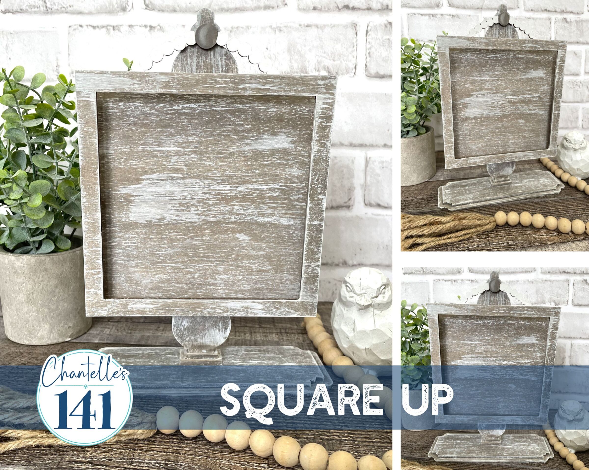 Square Up - Unfinished Wood Display Frame