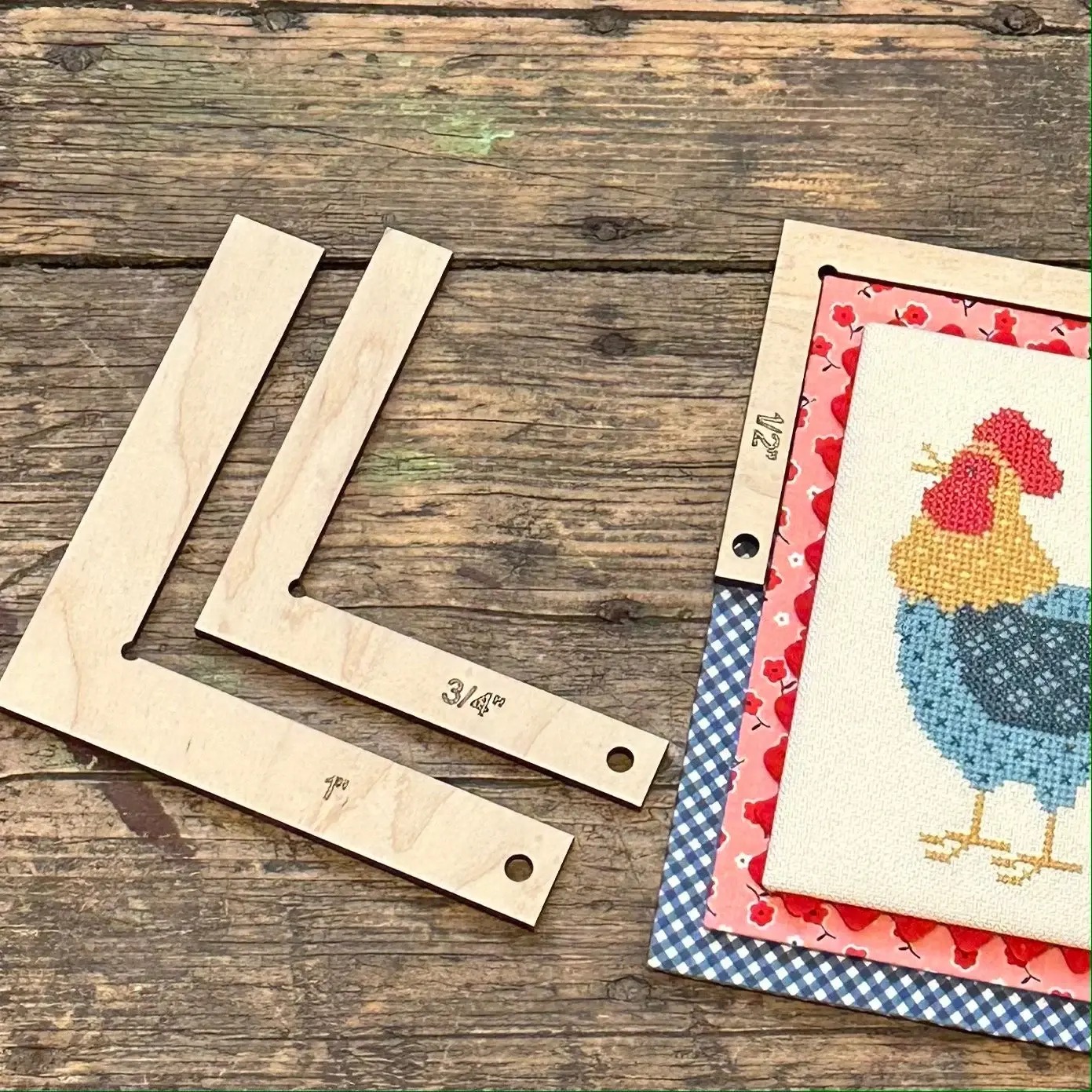 Corner Tool Measuring Set - Cross Stitch Finishing Accessory