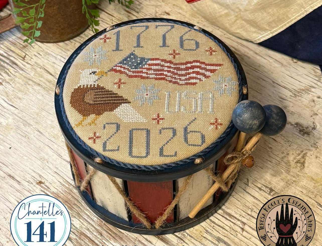 Drum - Unfinished Wood Display Frame