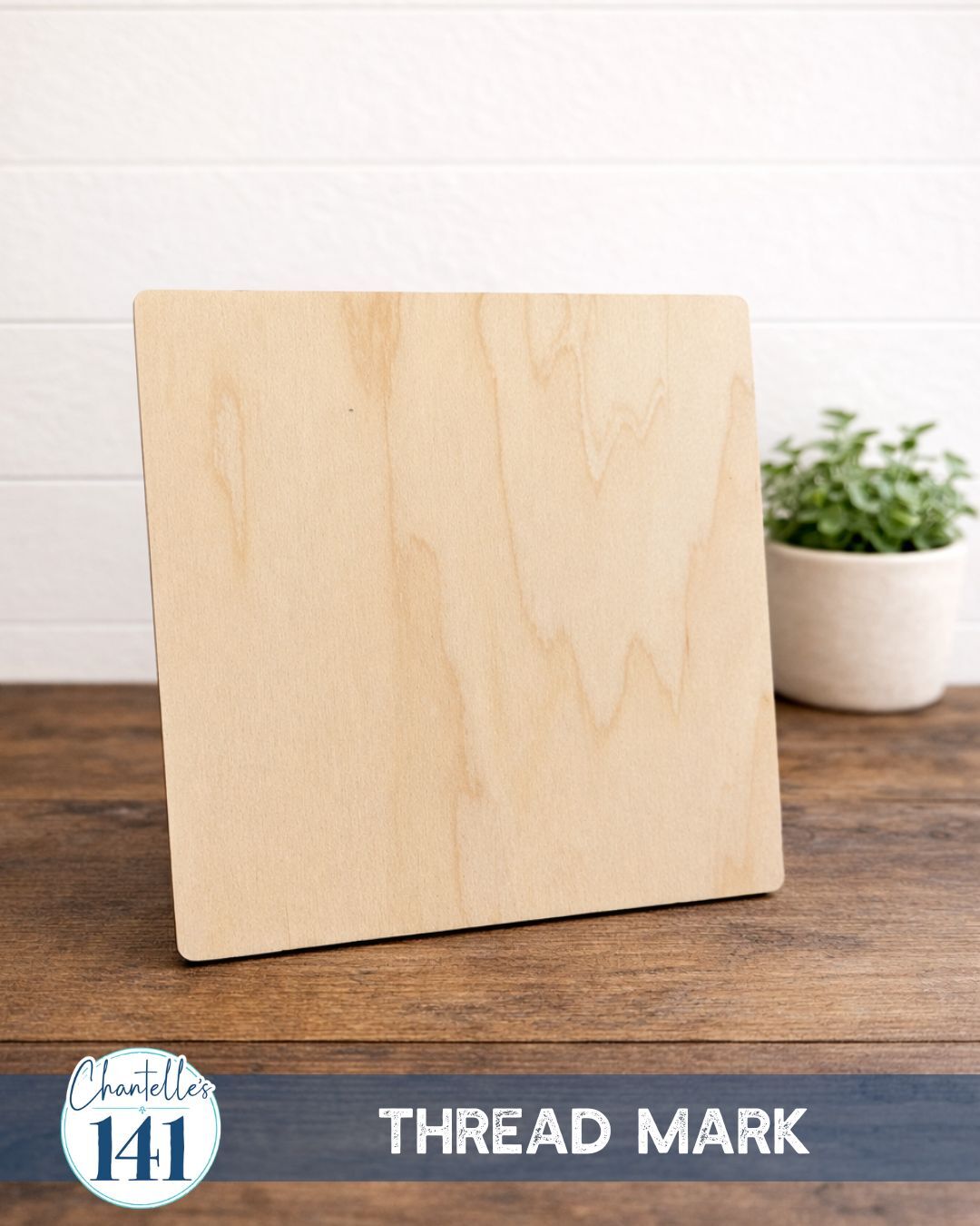 Thread Mark - Unfinished Wood Display Frame