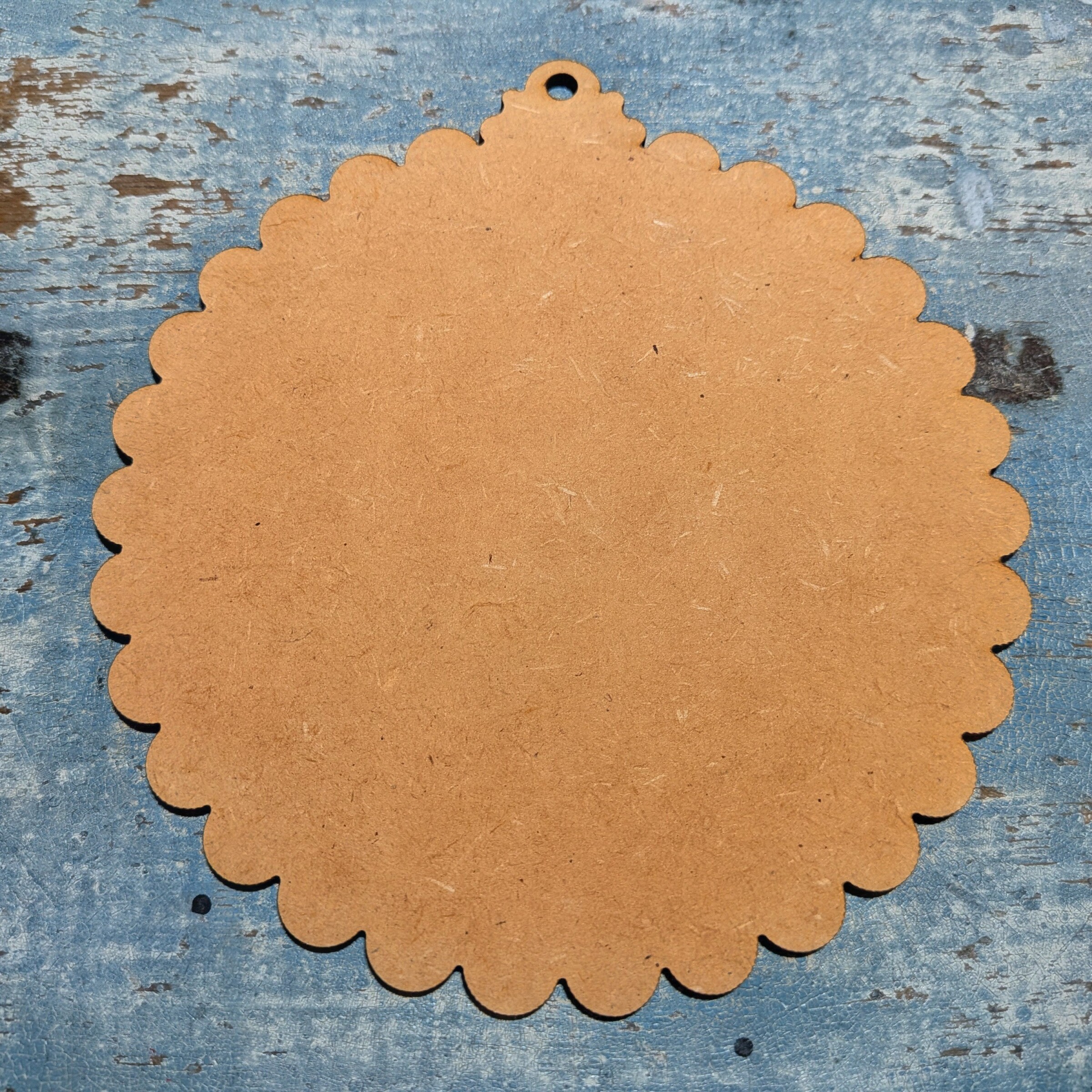 Tiny Tot Tondo - Unfinished Embroidery Wood Display Frame