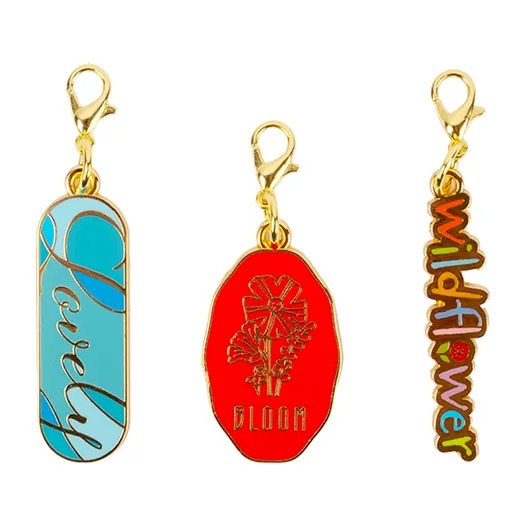 Lovely Bloom Flower Zipper Pull Charm