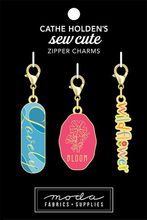 Lovely Bloom Flower Zipper Pull Charm