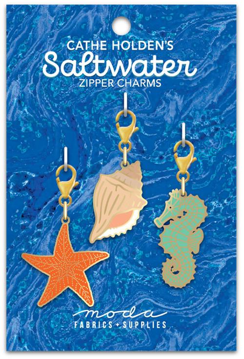Saltwater Ocean Zipper Pull Charms 2 ct. 