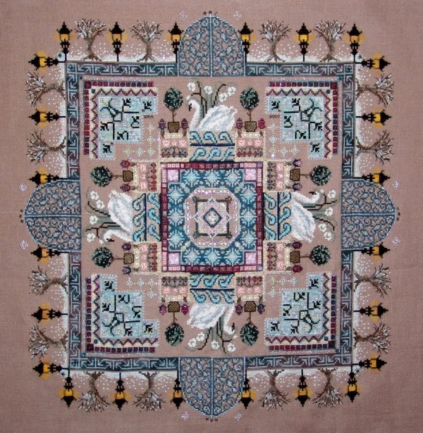 Evening in the Park - Cross Stitch Pattern