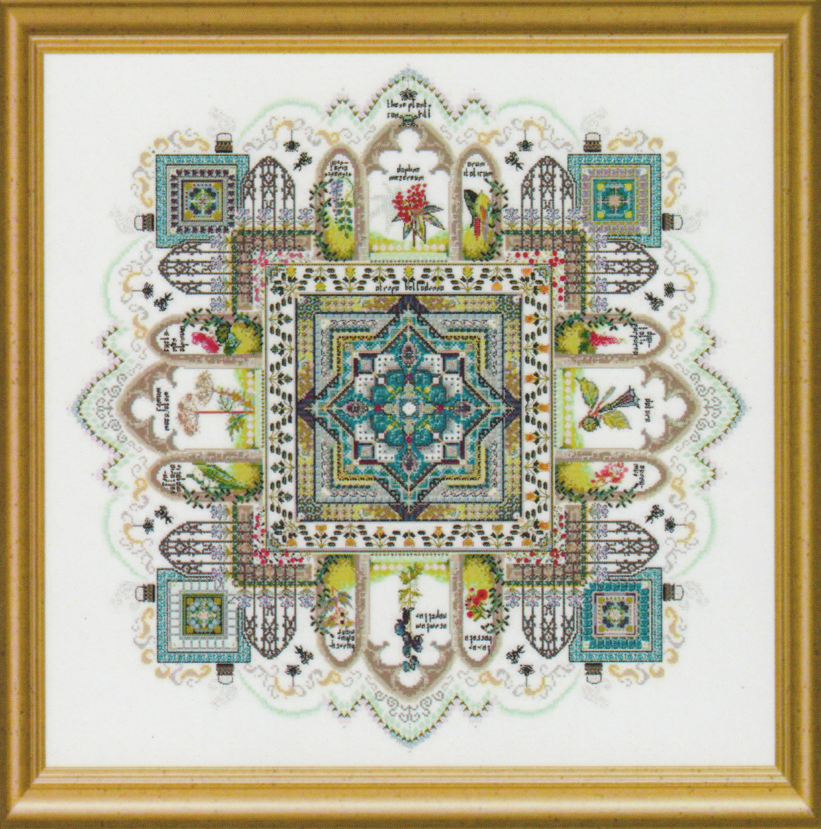 Poison Garden Mandala - Cross Stitch Pattern