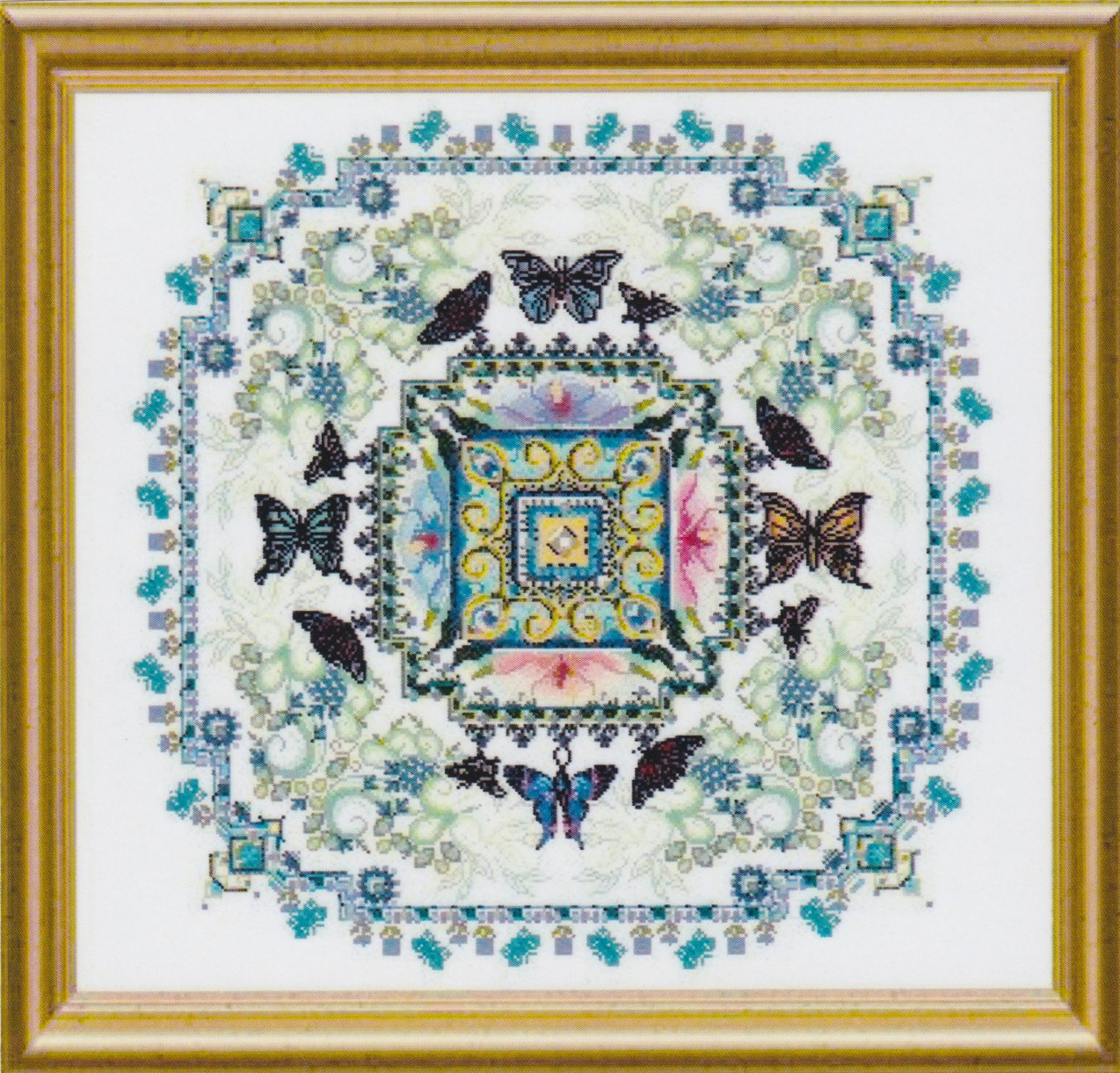Butterfly Lace Mandala - Cross Stitch Pattern