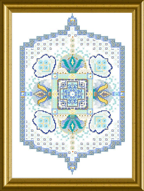 The Splendids - Blue No. 2 - Cross Stitch Pattern