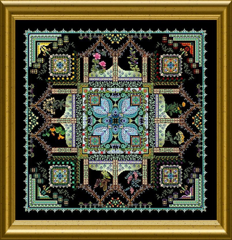 Tinctorium - The Medieval Dyer's Garden Mandala