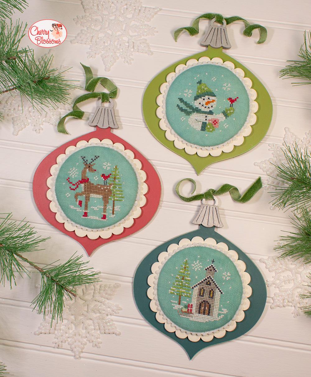 Vintage Ornaments Set One - Christmas Cross Stitch Pattern