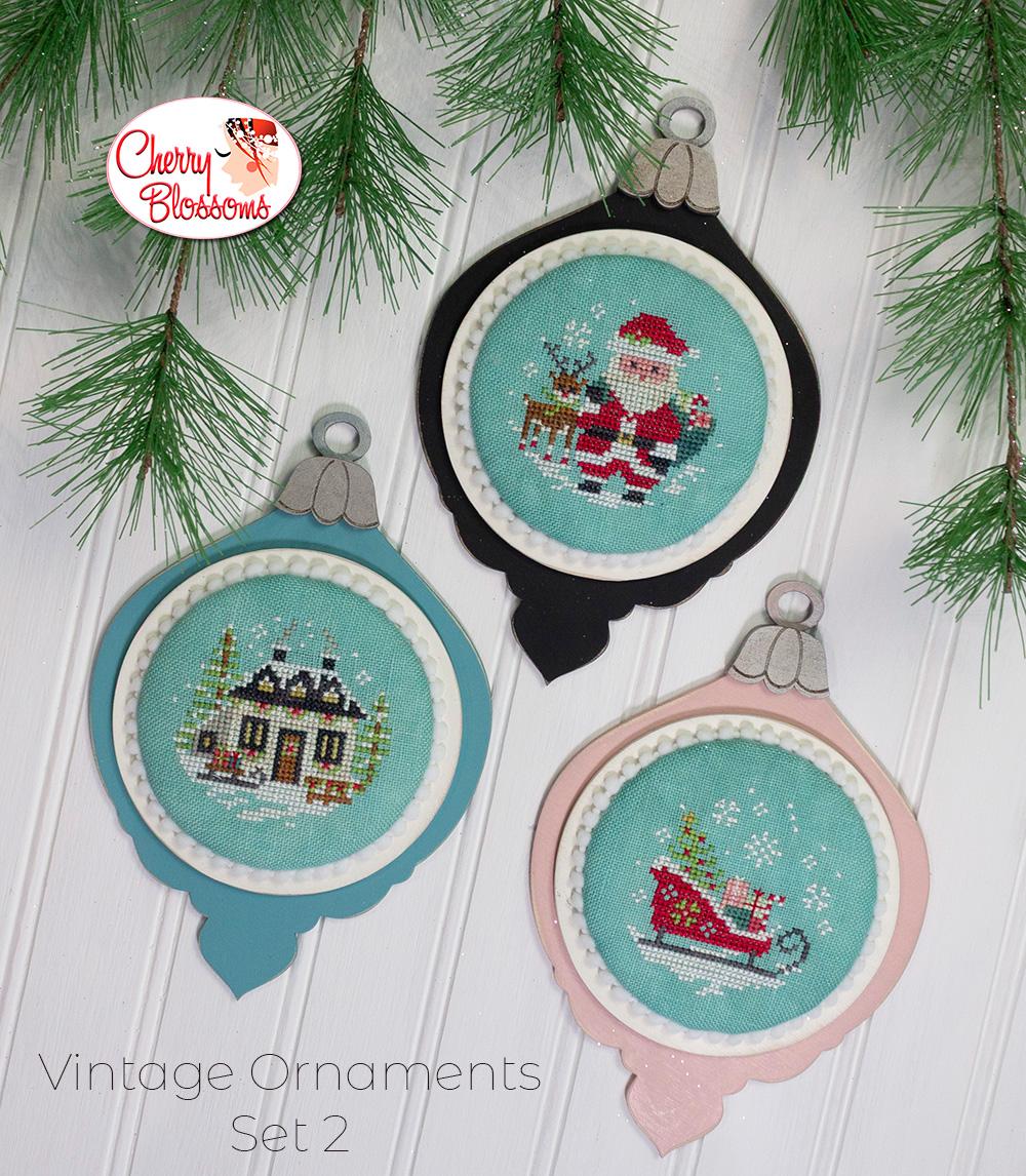 Vintage Ornaments Set Two - Christmas Cross Stitch Pattern