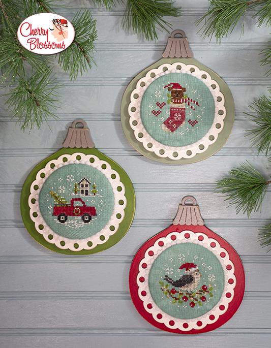 Vintage Ornaments Set Three - Christmas Cross Stitch Pattern