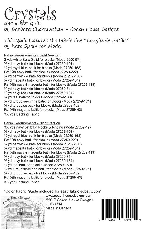 Crystals - Quilt Pattern