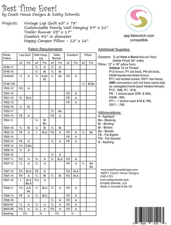 Best Time Ever - Quilt Pattern