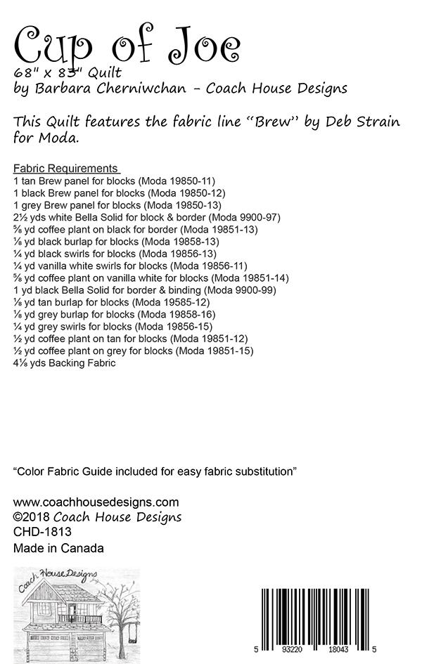 Cup Of Joe - Quilt Pattern