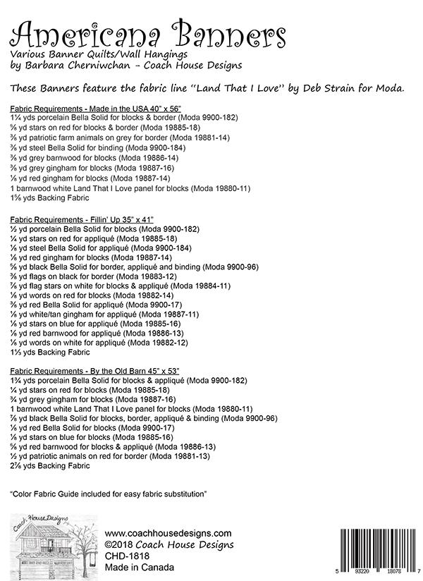 Americana Banners - Quilt Pattern