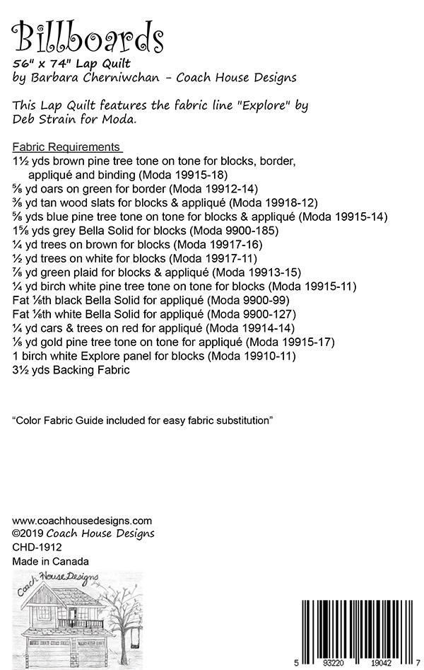 Billboards - Quilt Pattern