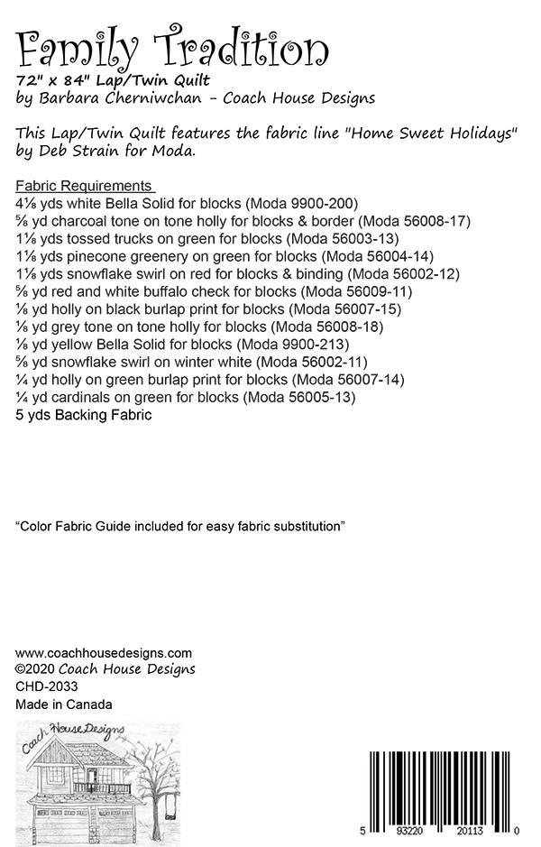 Family Tradition - Quilt Pattern