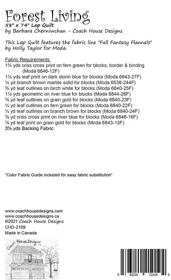 Forest Living - Quilt Pattern