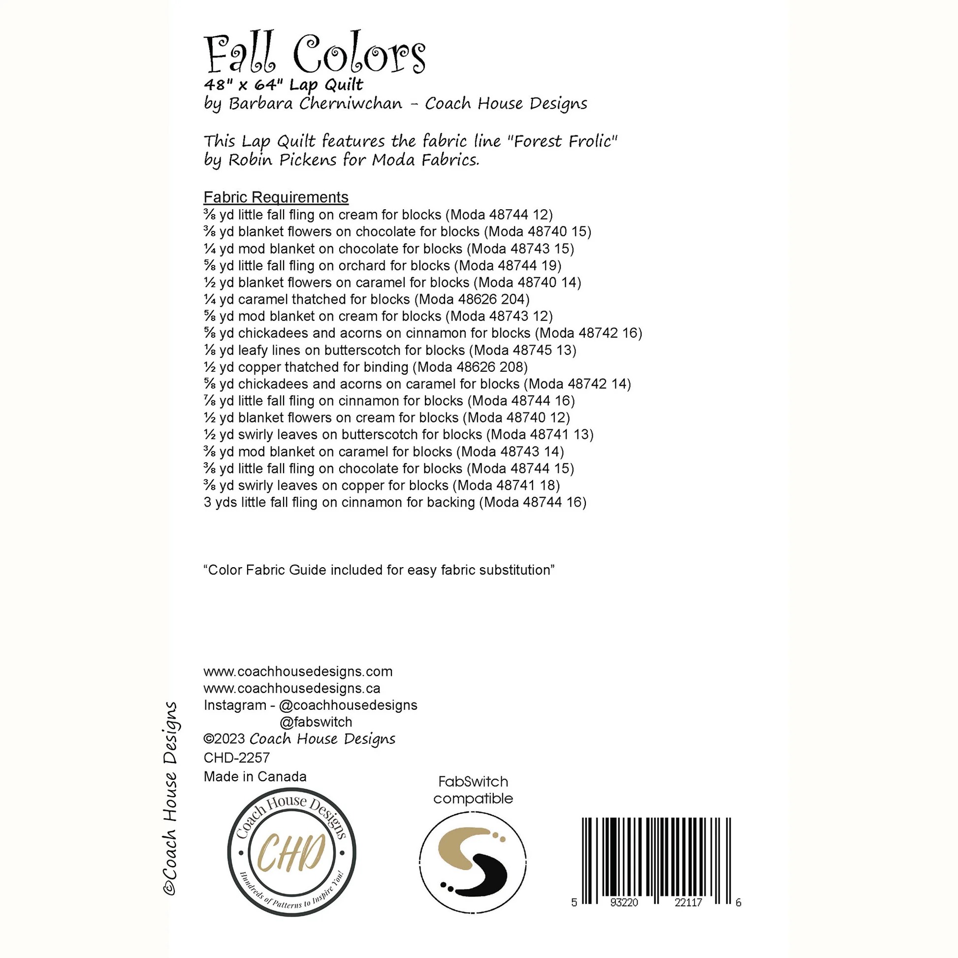 Fall Colors - Quilt Pattern