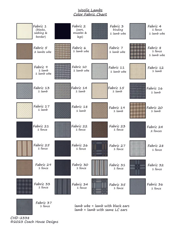 Woolie Lambs - Quilt Pattern