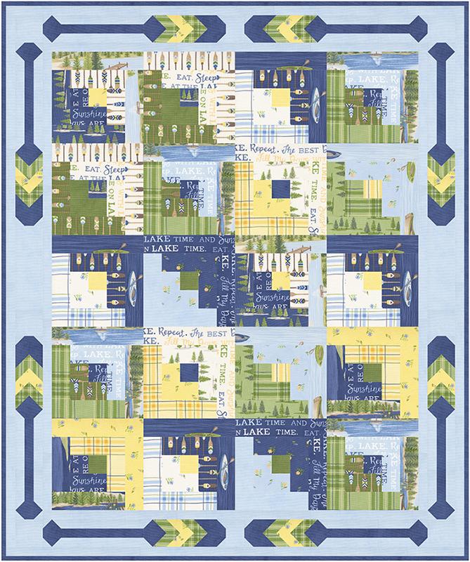 Lakeside Paddle - Quilt Pattern